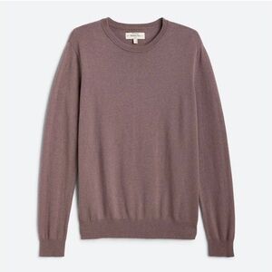 Hawker Rye 95/5 Cotton Cashmere Crewneck Pullover Sweater Size XL Brown